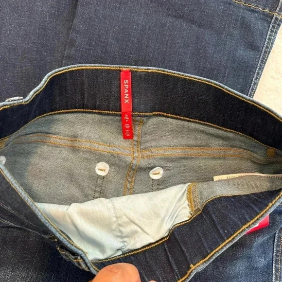 Spandex Women’s Flare Jeans, Color: Midnight Shade Size:S/P High-Rise NW… - Picture 9 of 15